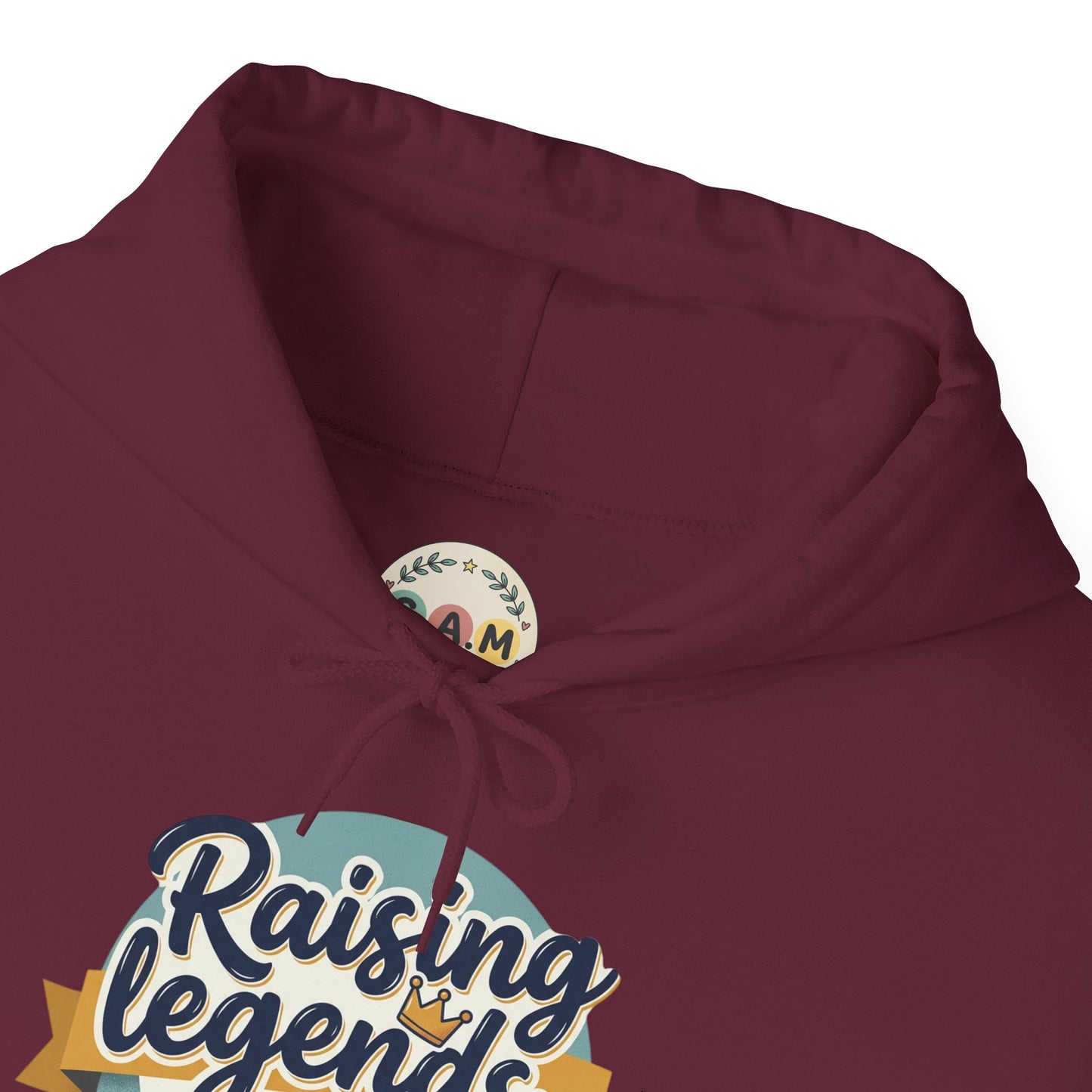 Hoodie — "Raising Legends... one meltdown at a time" Retro Parenthood Sweatshirt