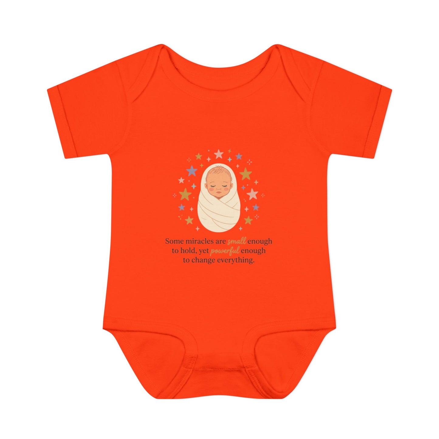 Newborn Swaddle Baby Bodysuit – "Some miracles are small enough to hold"