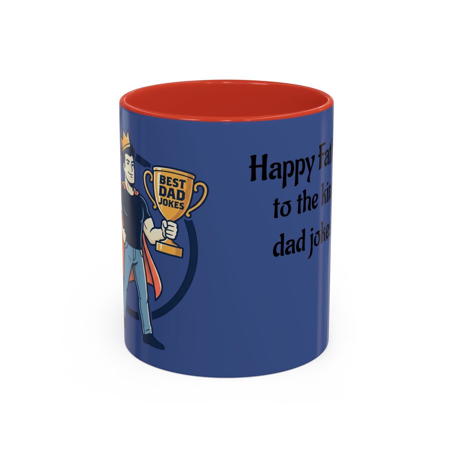 Best Dad Jokes Mug | Father's Day Coffee Mug, Accent Two-Tone