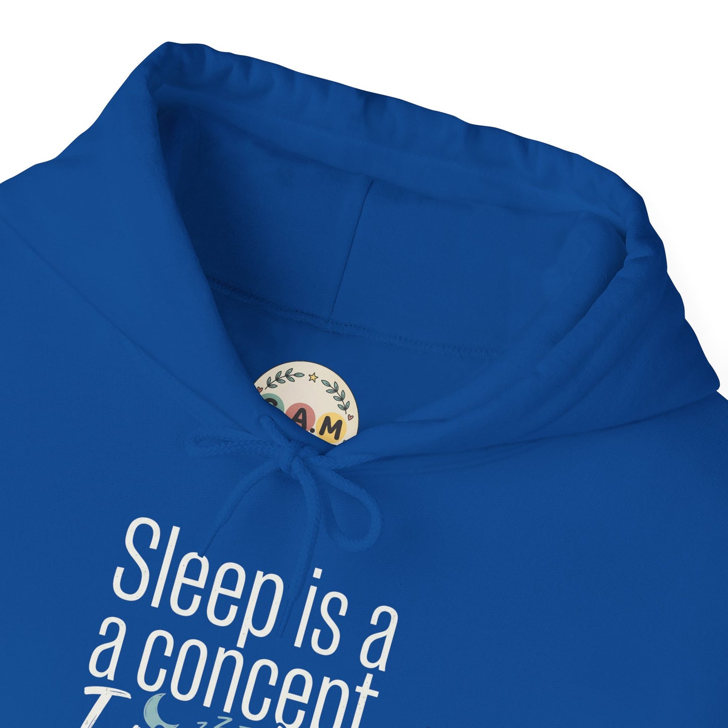Sleep Is a Concept Hoodie – Funny Insomnia Quote Pullover
