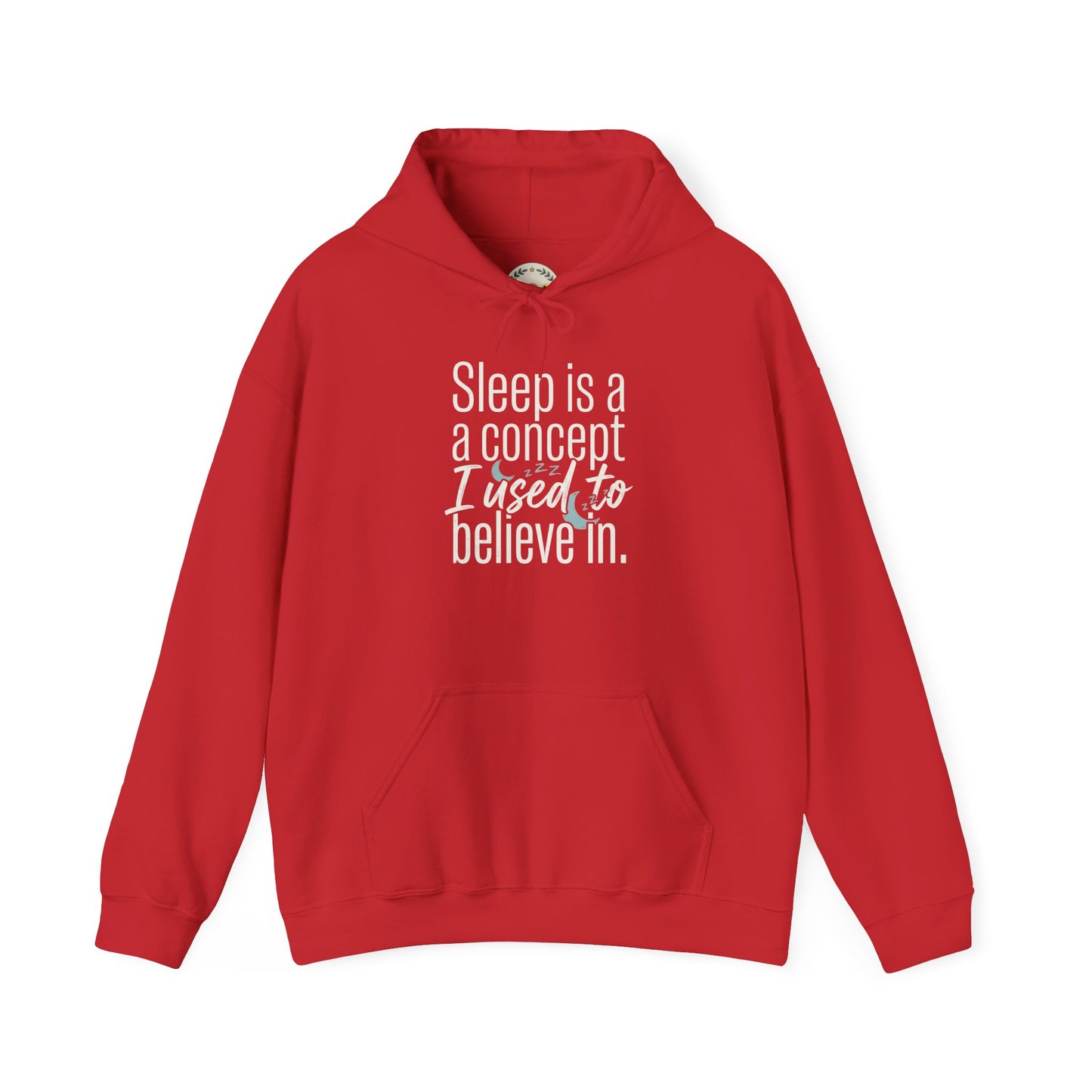 Sleep Is a Concept Hoodie – Funny Insomnia Quote Pullover