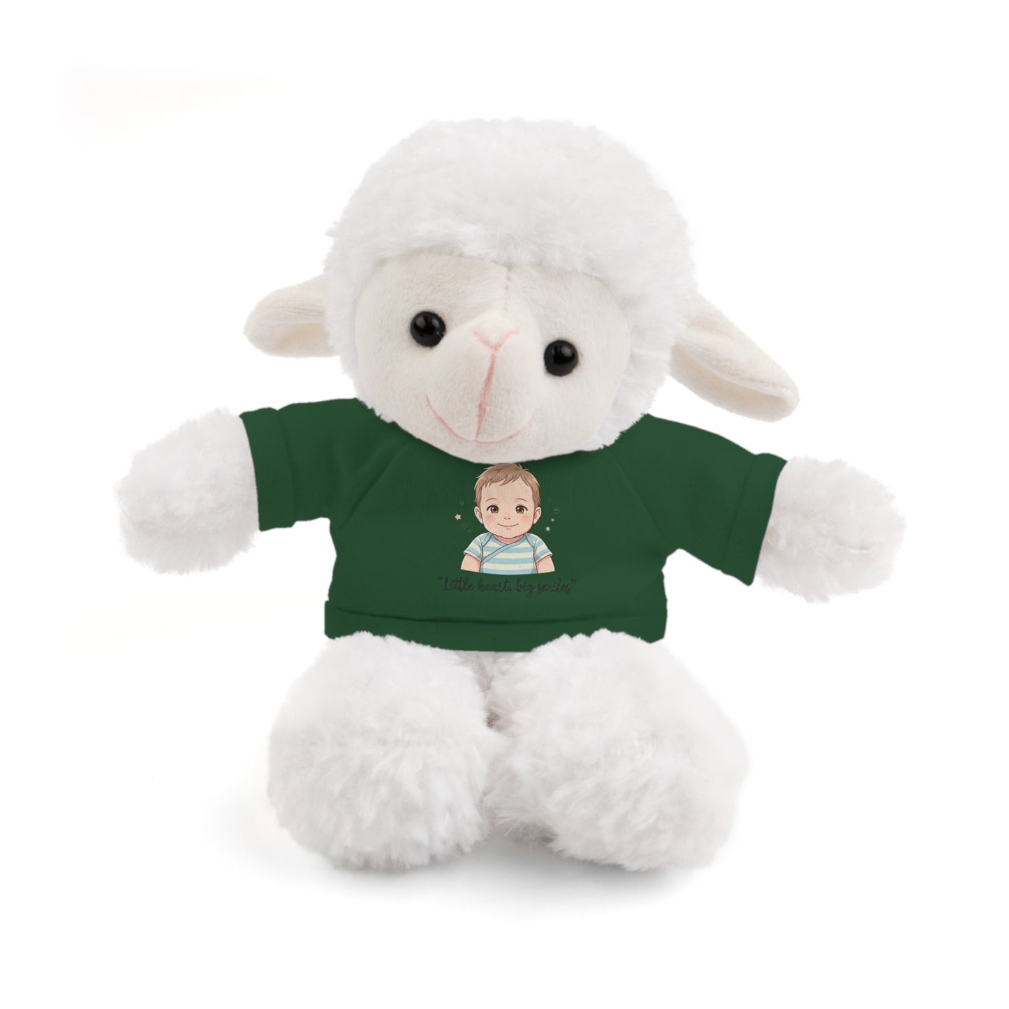Baby Boy Stuffies with 'Little loved, big smile' Tee
