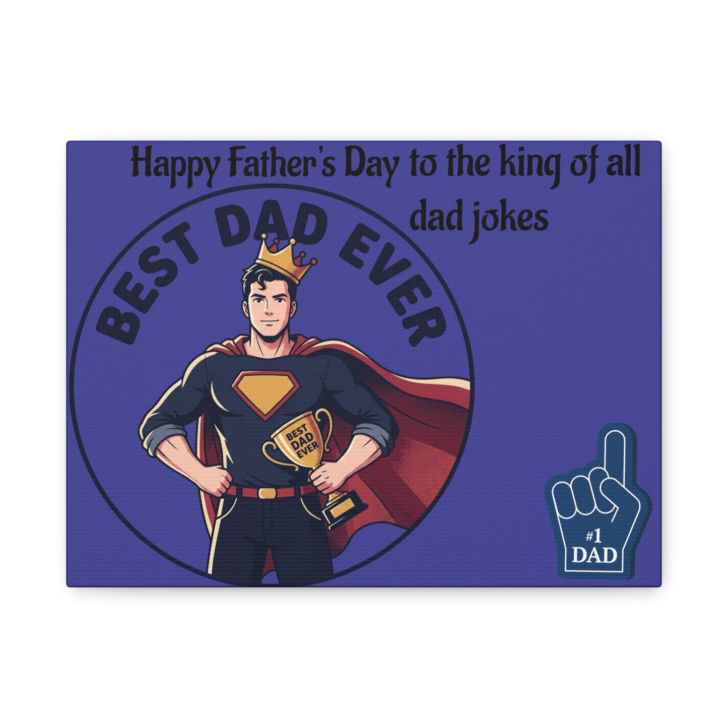 Best Dad Canvas