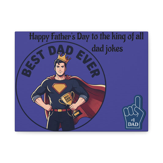 Best Dad Canvas