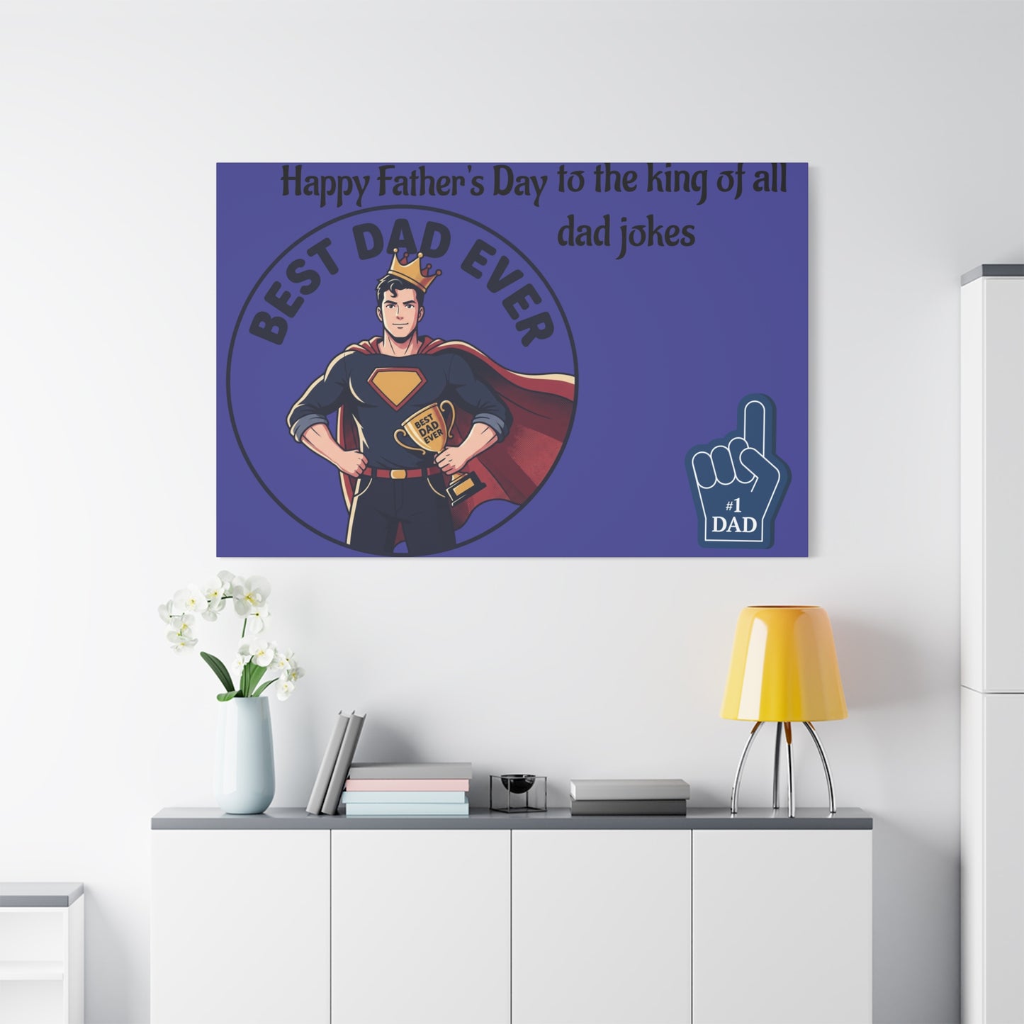 Best Dad Canvas