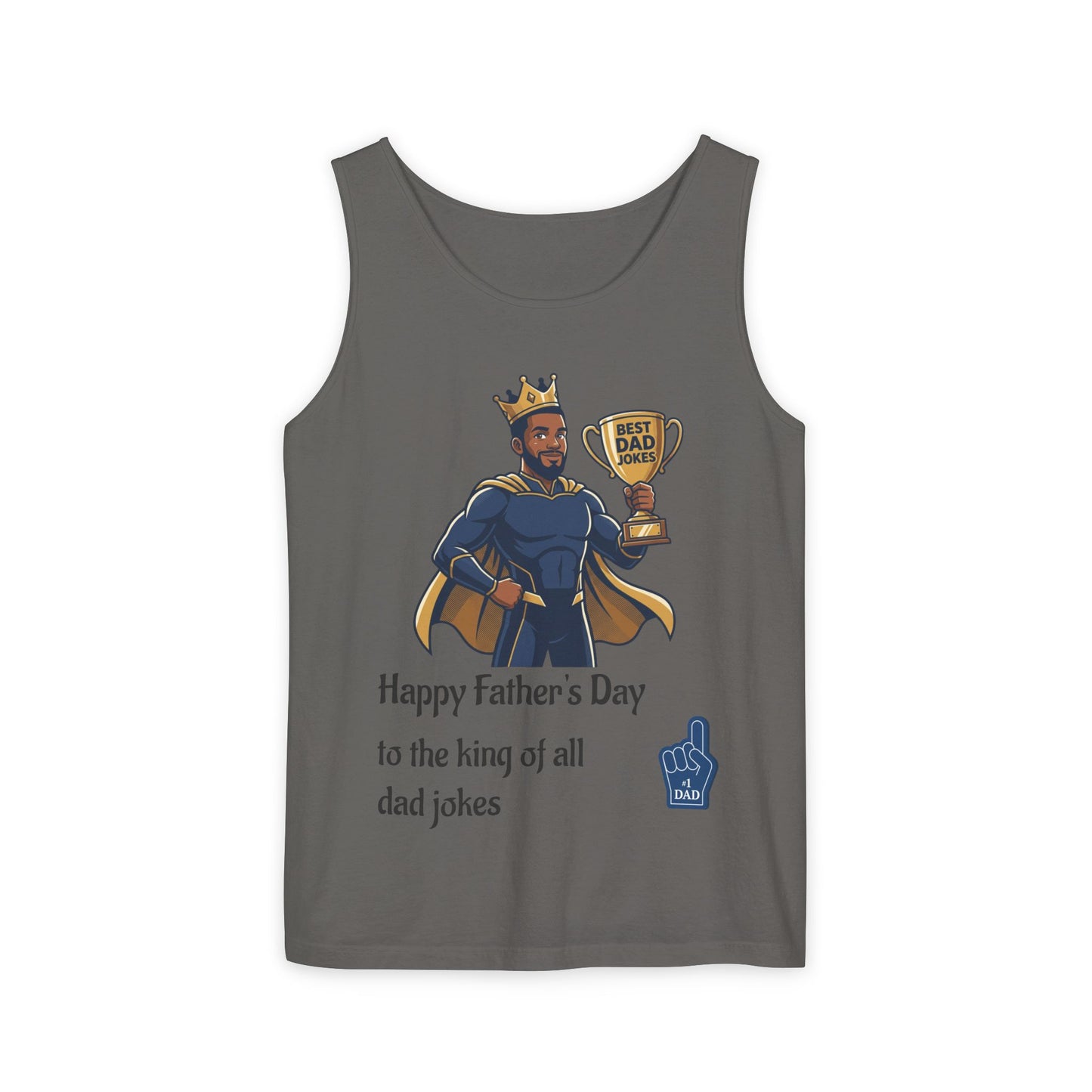 King of Dad Jokes tank top | Father's Day funny dad joke tee