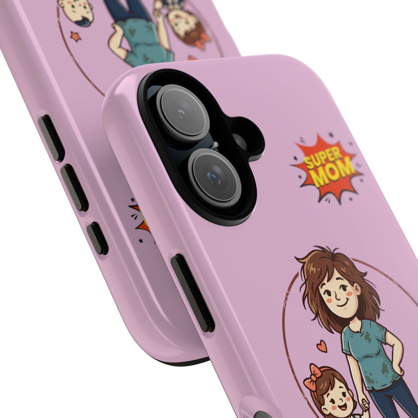 Super Mom Phone Case | Pink Phone Case, Mom Quote