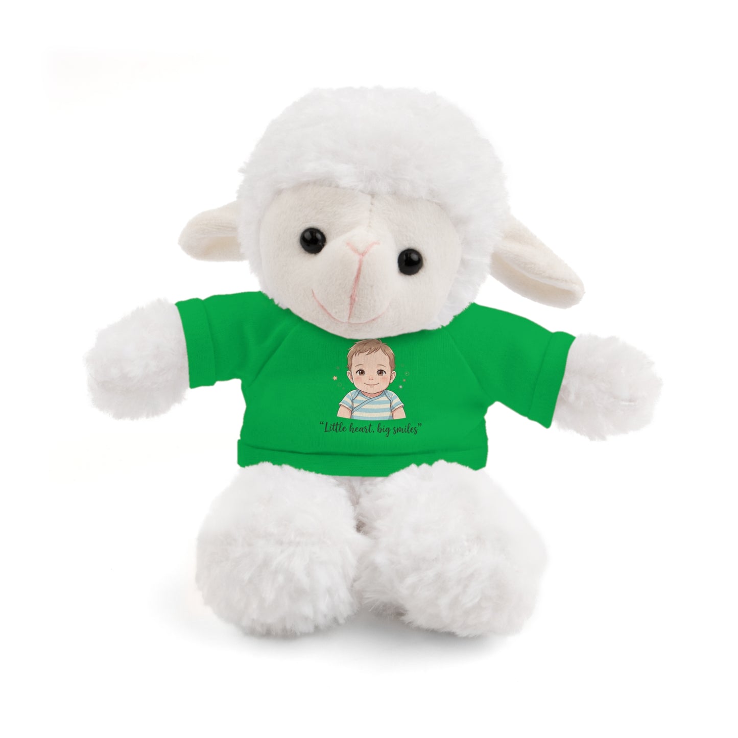 Baby Boy Stuffies with 'Little loved, big smile' Tee