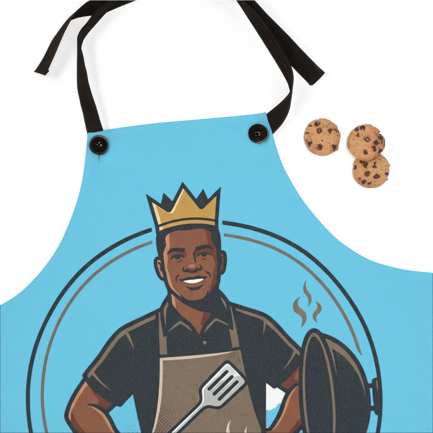 Grill King Apron | BBQ Chef Cooking Apron, Barbecue King Design
