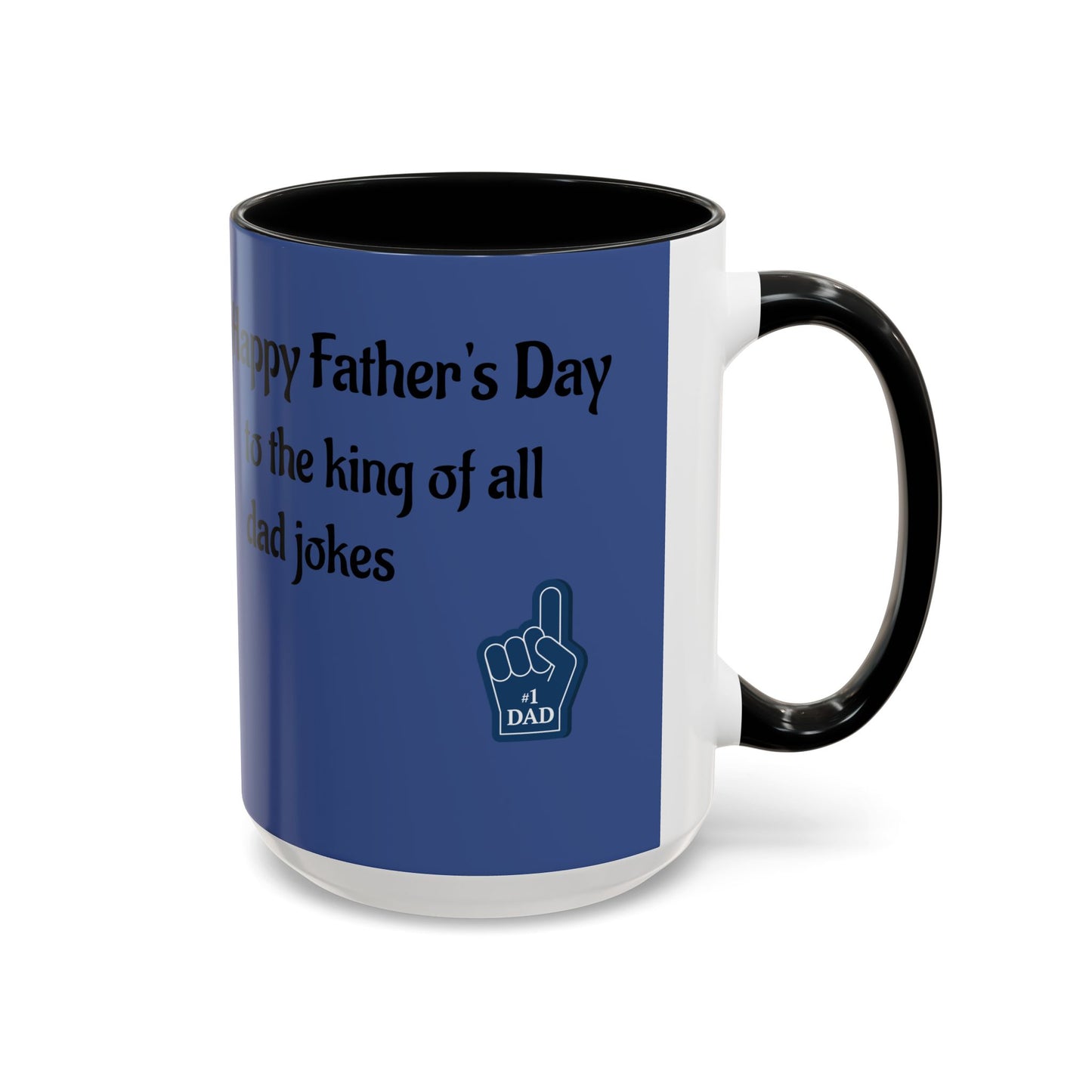 Best Dad Jokes Mug | Father's Day Coffee Mug, Accent Two-Tone