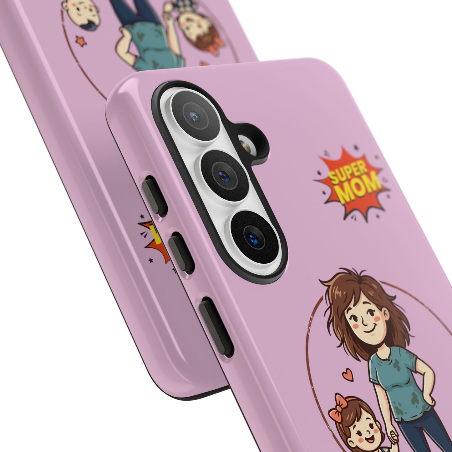 Super Mom Phone Case | Pink Phone Case, Mom Quote