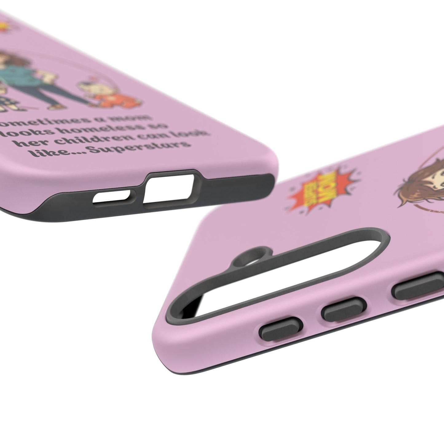Super Mom Phone Case | Pink Phone Case, Mom Quote
