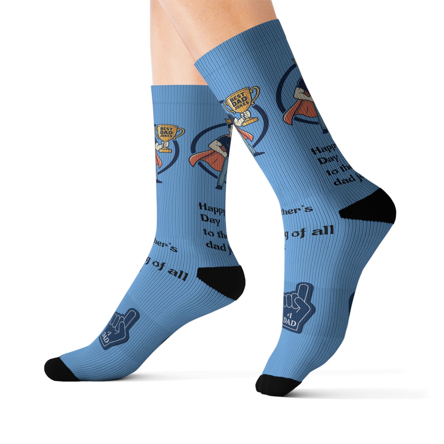 King of Dad Jokes Socks | Fathers Day Novelty