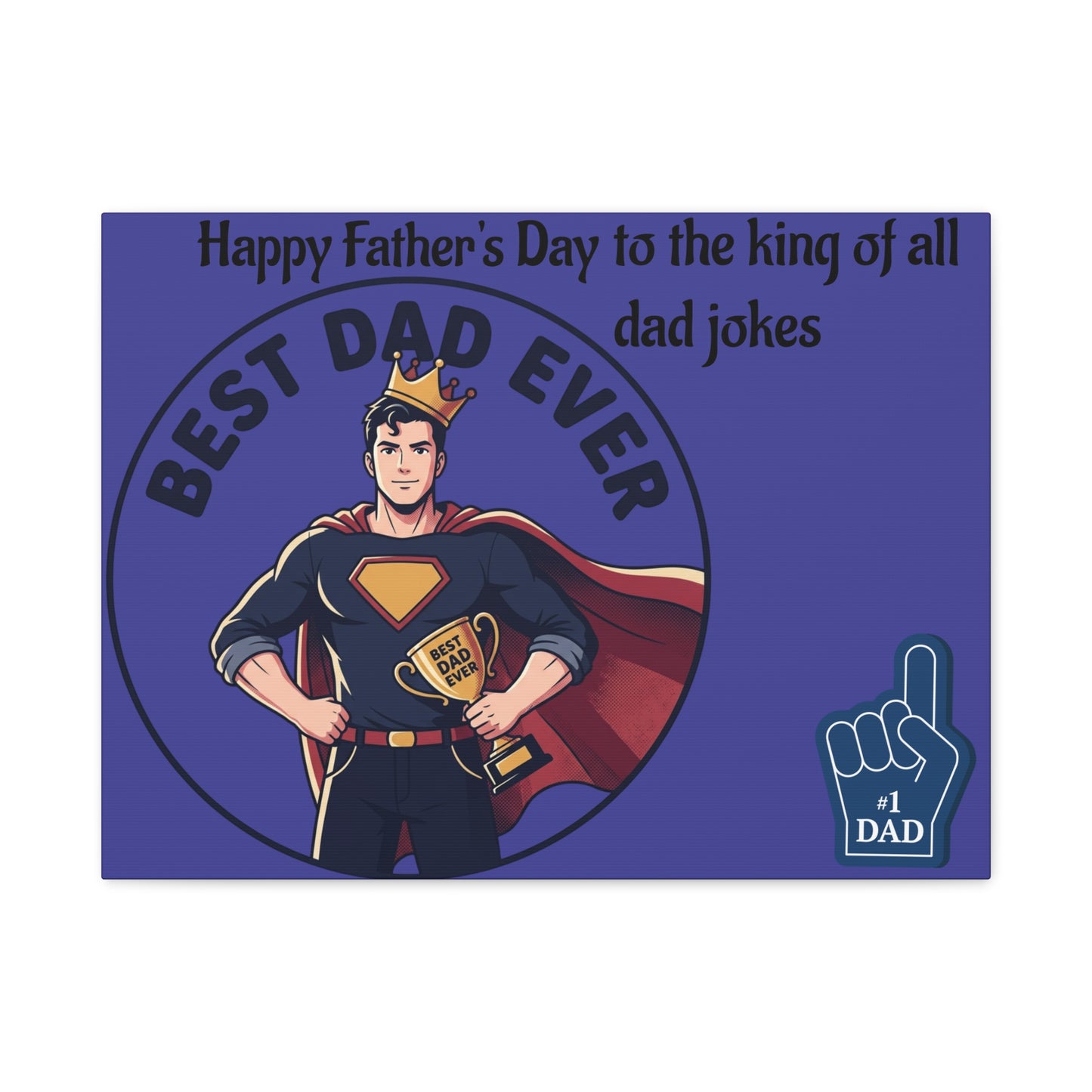 Best Dad Canvas