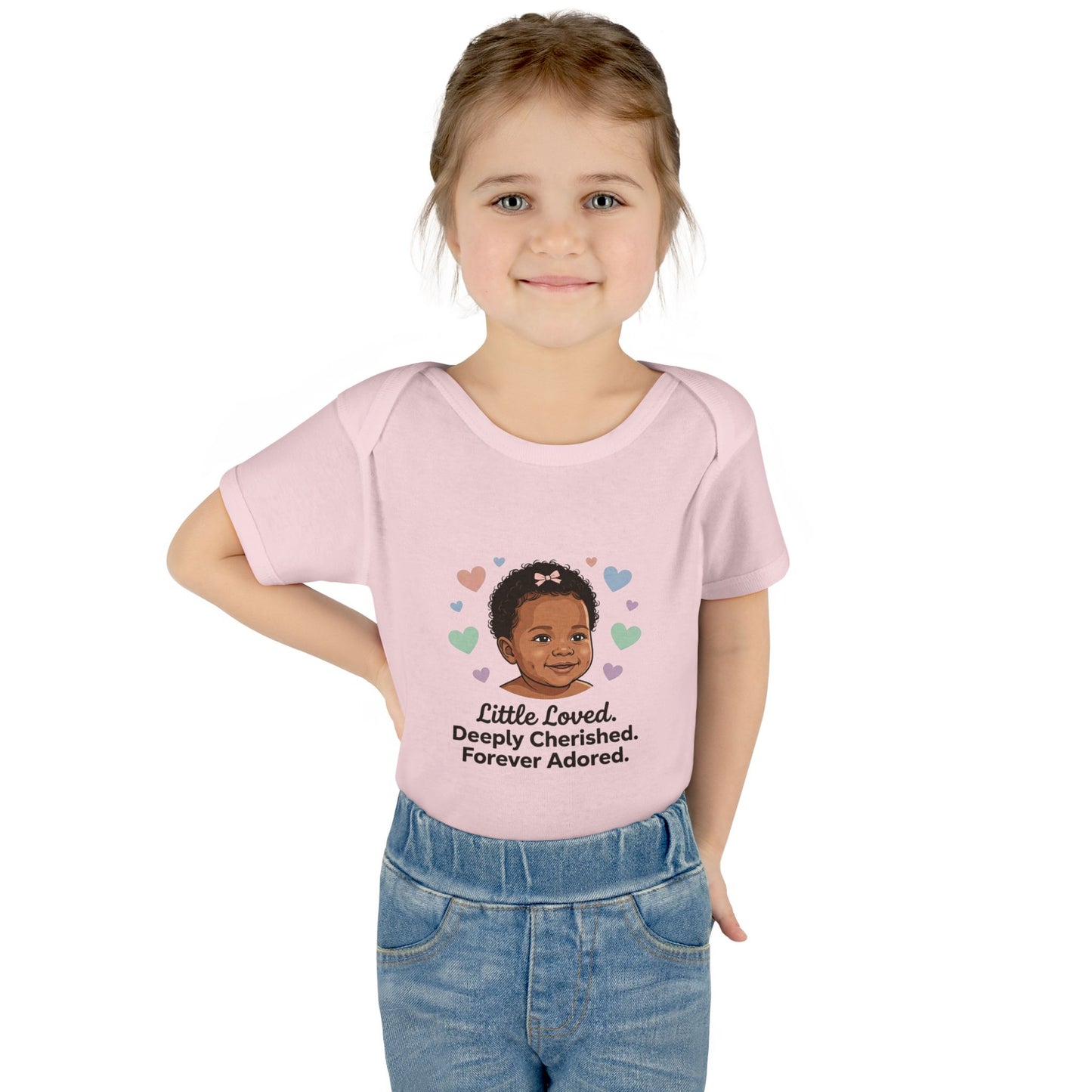 Little Loved Infant Bodysuit — "Little Loved. Deeply Cherished. Forever Adored." Baby Onesie