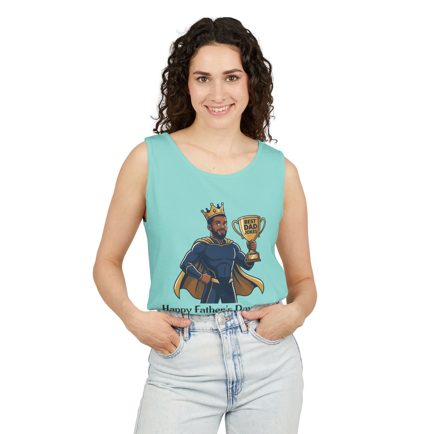 King of Dad Jokes tank top | Father's Day funny dad joke tee