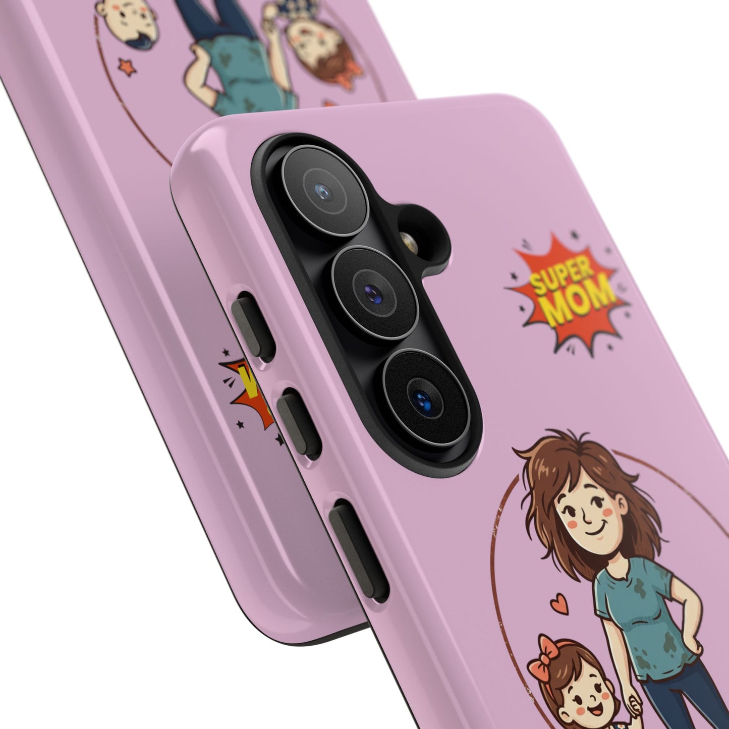 Super Mom Phone Case | Pink Phone Case, Mom Quote