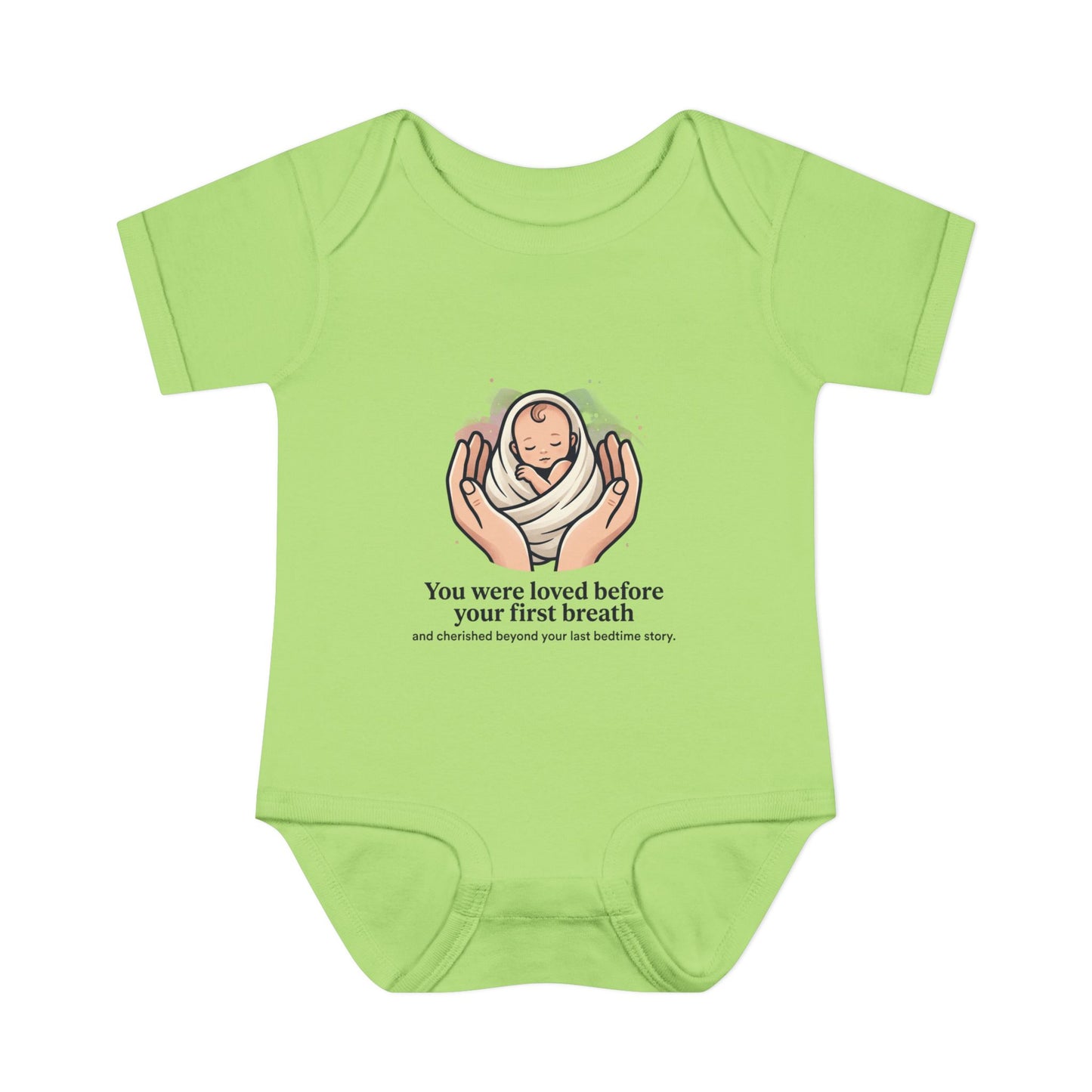 You Were Loved Before Your First Breath Infant Bodysuit – Newborn Keepsake