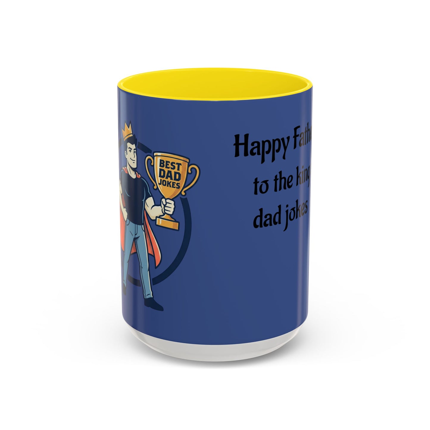 Best Dad Jokes Mug | Father's Day Coffee Mug, Accent Two-Tone