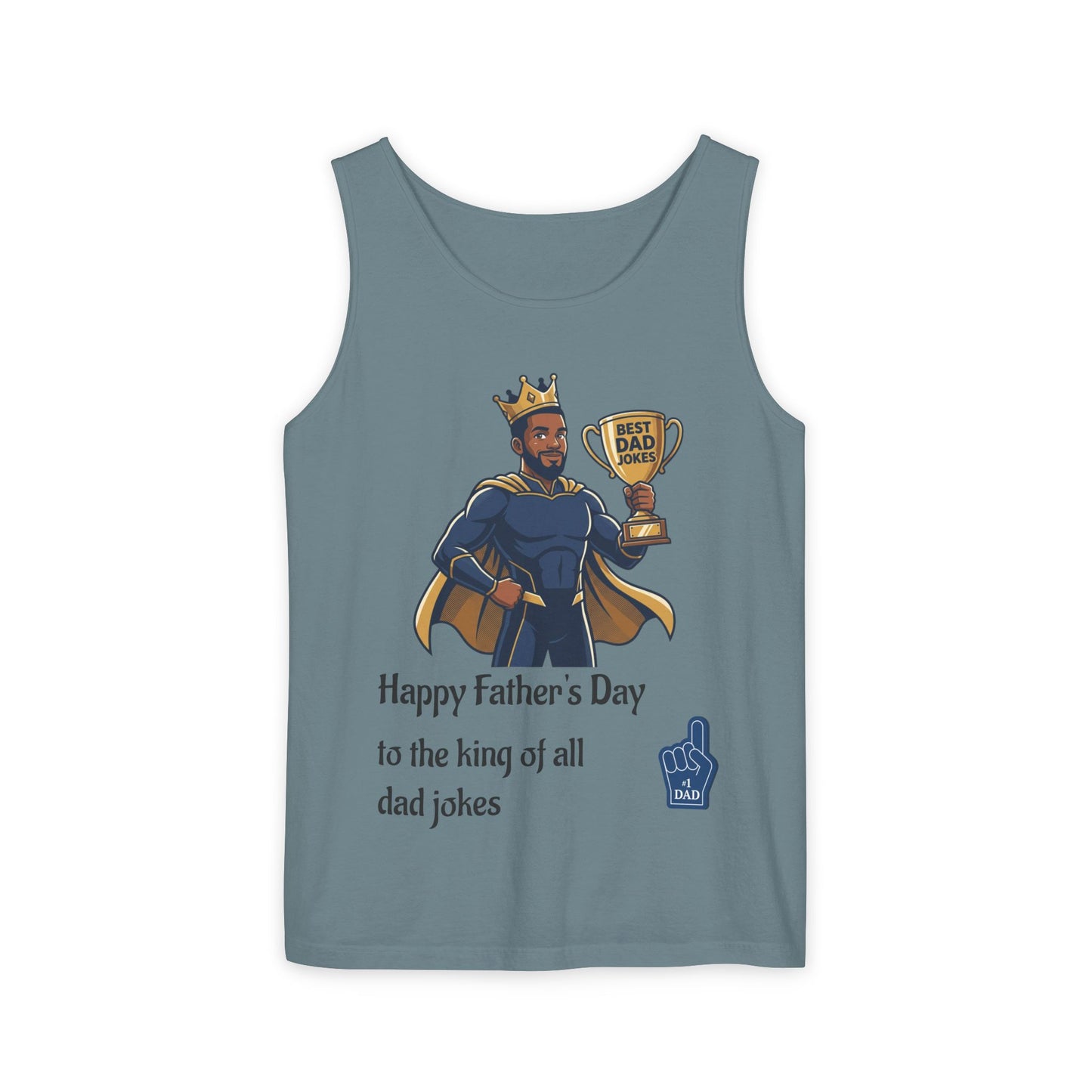King of Dad Jokes tank top | Father's Day funny dad joke tee