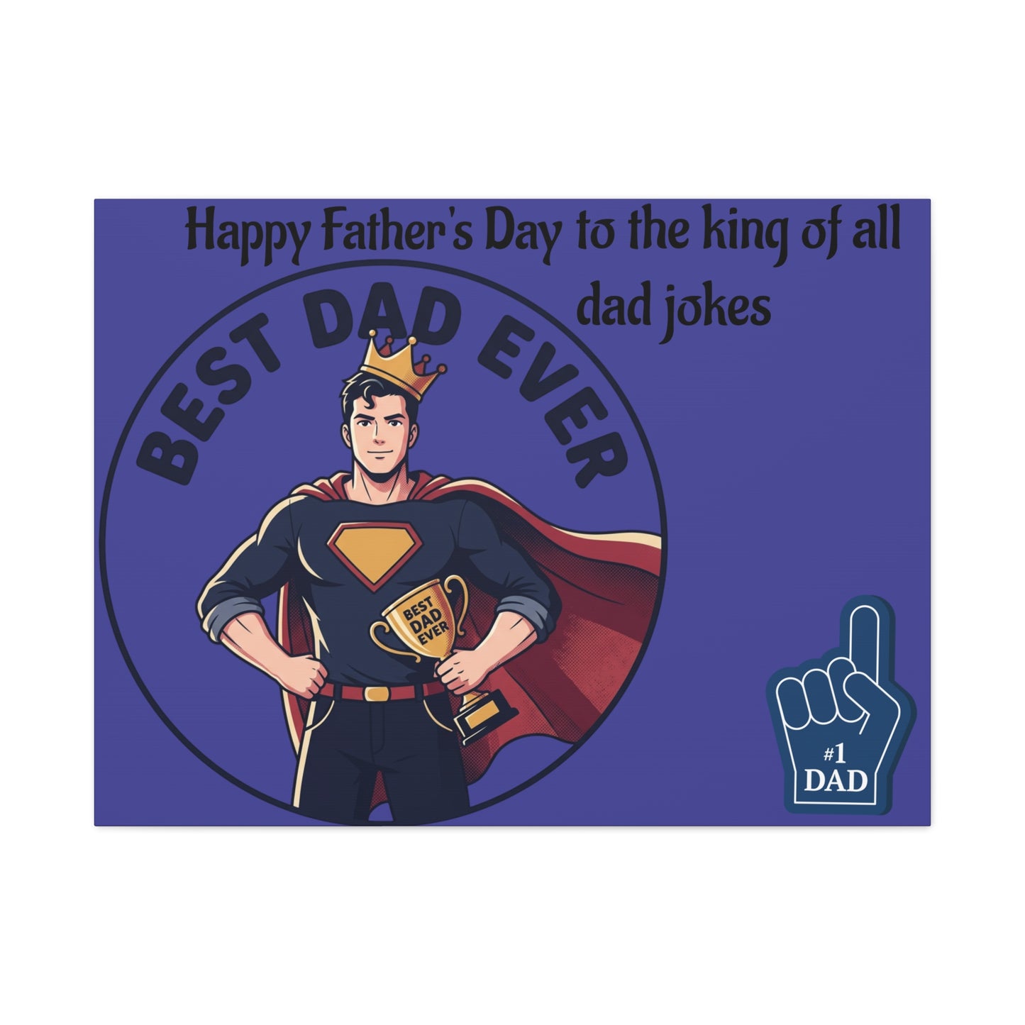 Best Dad Canvas