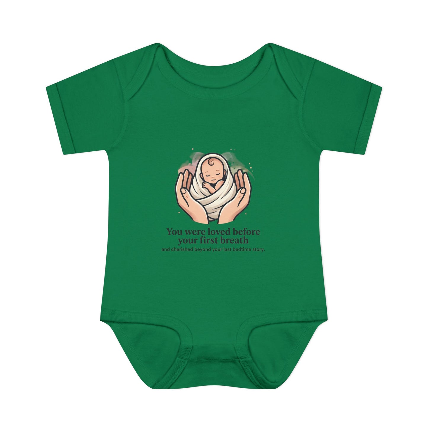 You Were Loved Before Your First Breath Infant Bodysuit – Newborn Keepsake