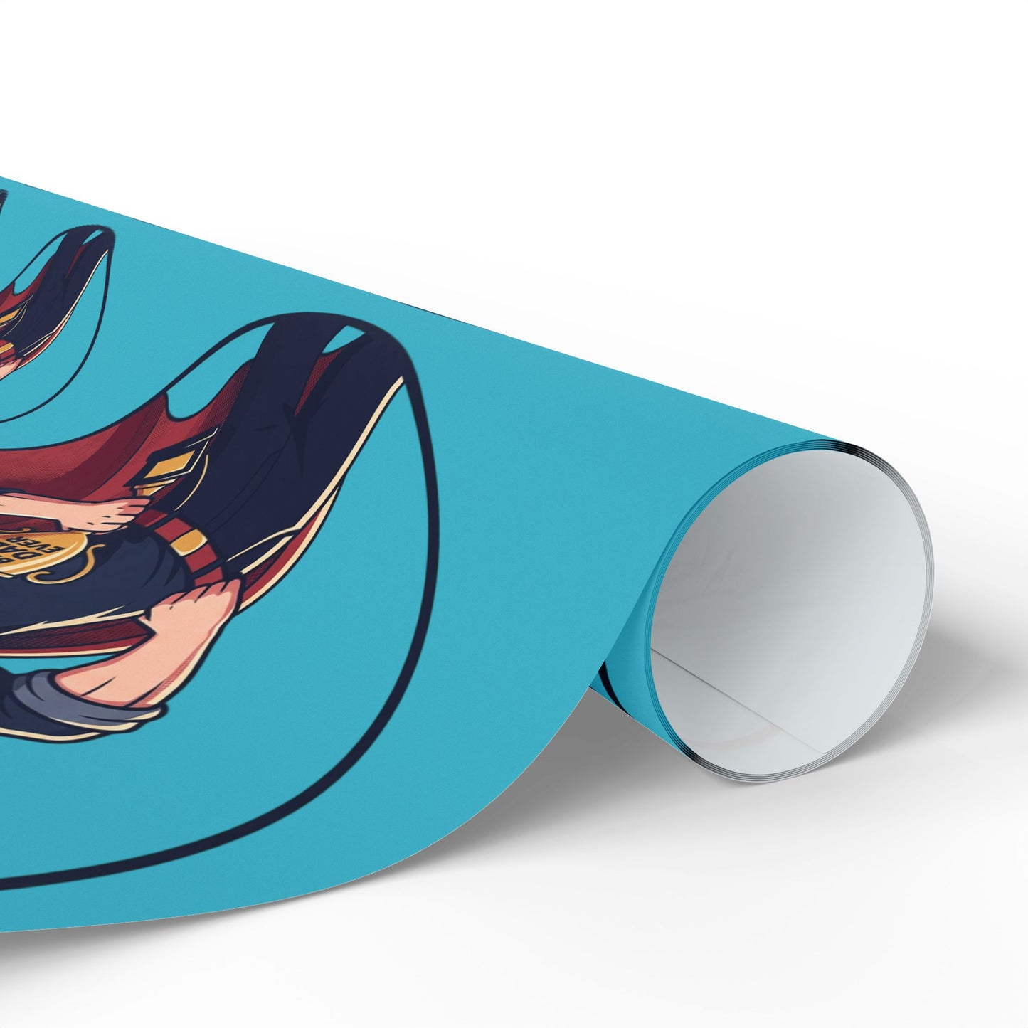 Best Dad Ever Superhero Wrapping Paper — Father's Day Gift Wrap