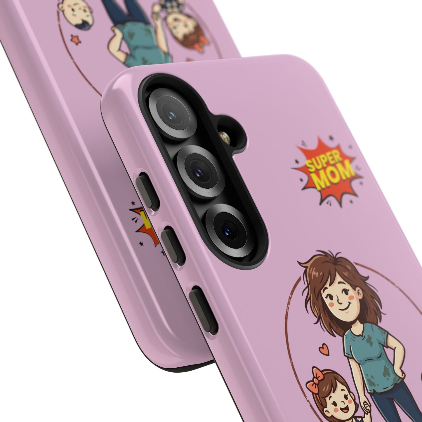 Super Mom Phone Case | Pink Phone Case, Mom Quote