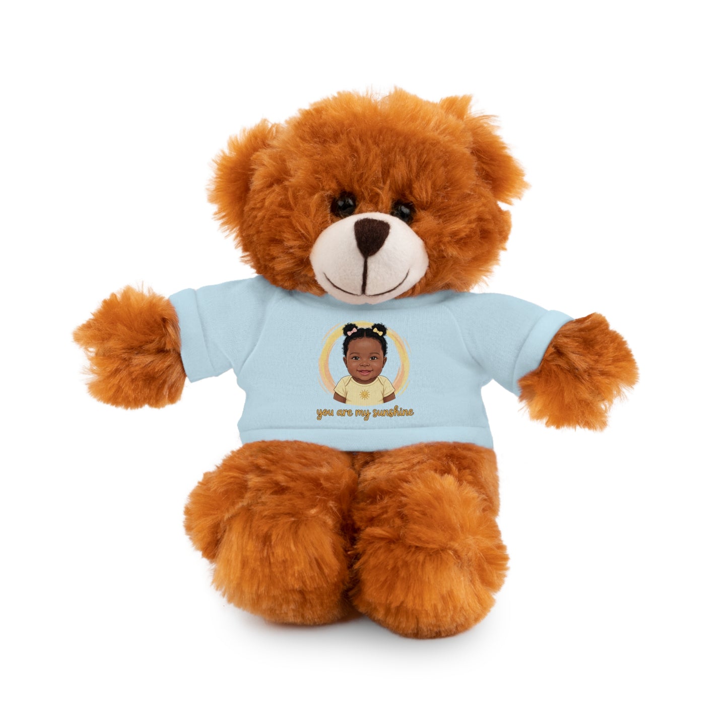 Baby Girl Stuffies with 'You are my sunshine' Tee