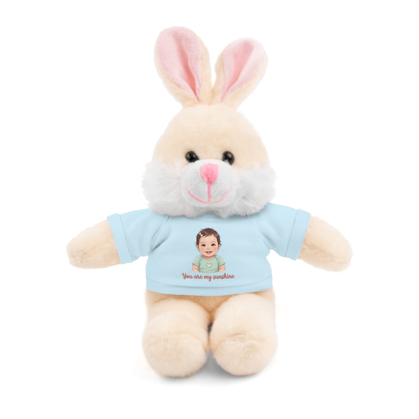 Baby Girl Stuffies with 'You are my sunshine' Tee