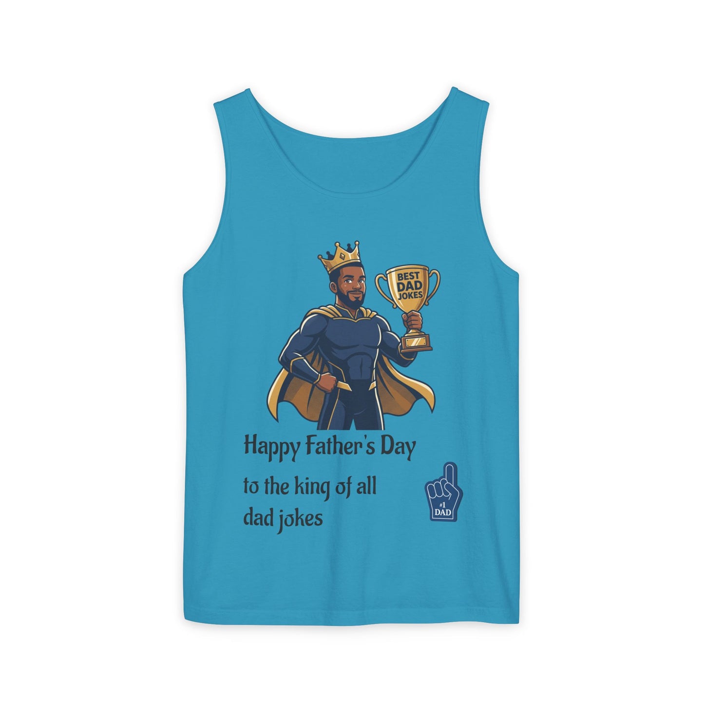King of Dad Jokes tank top | Father's Day funny dad joke tee