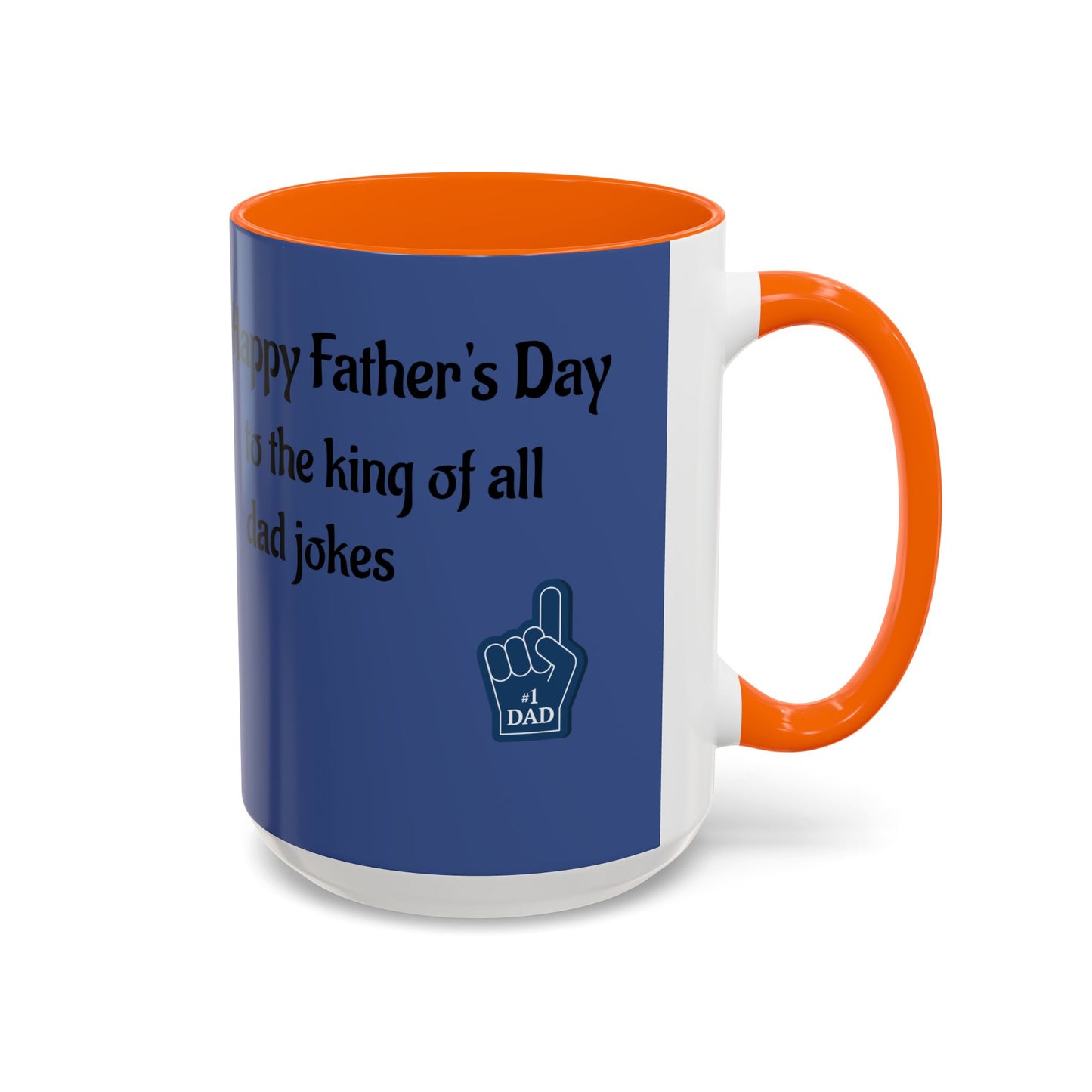 Best Dad Jokes Mug | Father's Day Coffee Mug, Accent Two-Tone