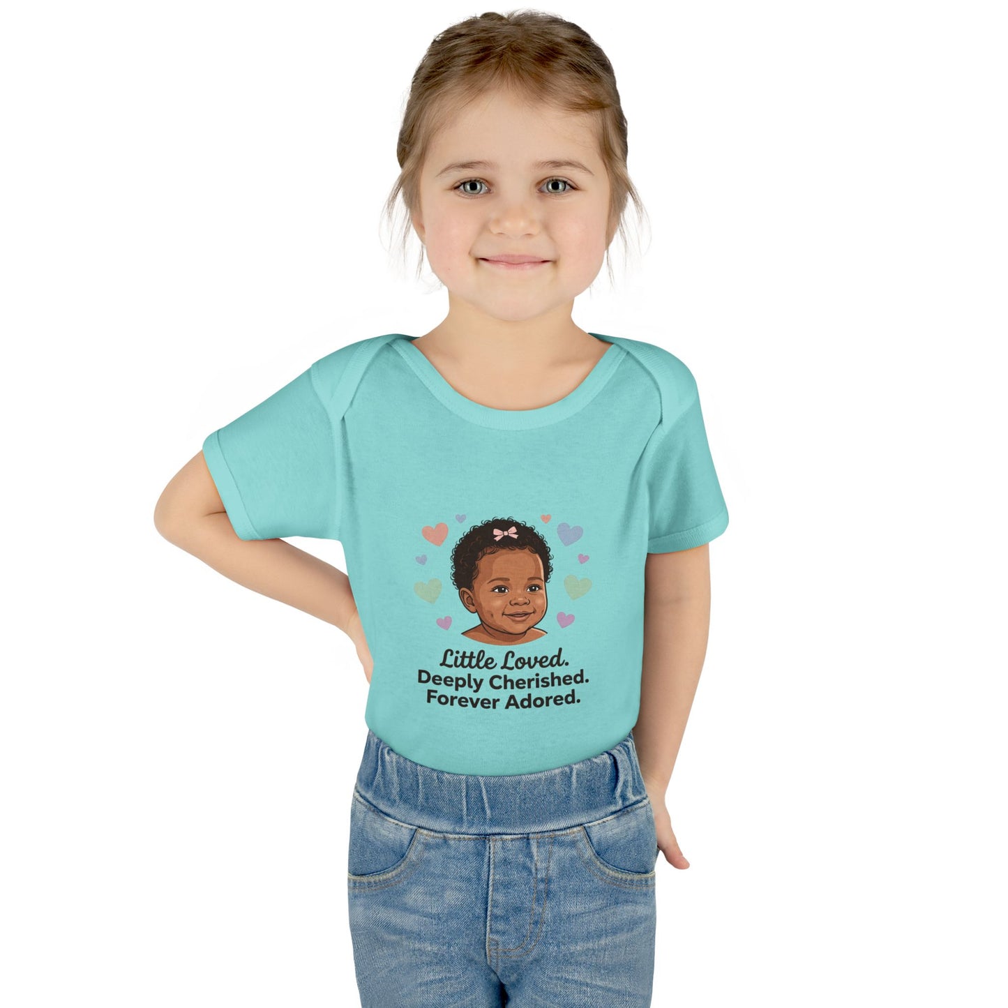 Little Loved Infant Bodysuit — "Little Loved. Deeply Cherished. Forever Adored." Baby Onesie