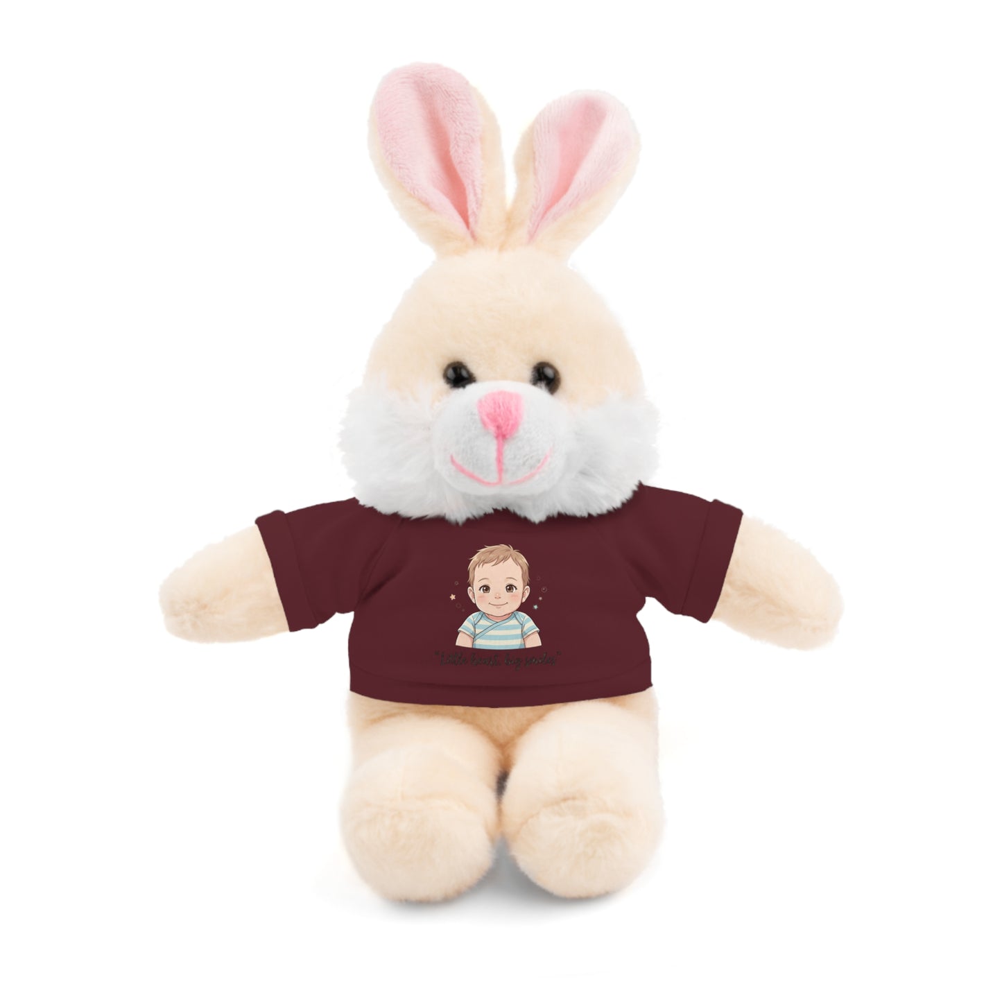 Baby Boy Stuffies with 'Little loved, big smile' Tee