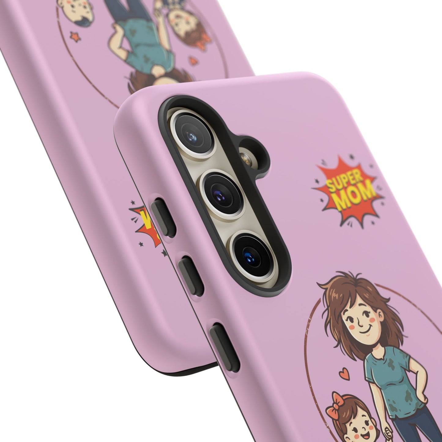 Super Mom Phone Case | Pink Phone Case, Mom Quote