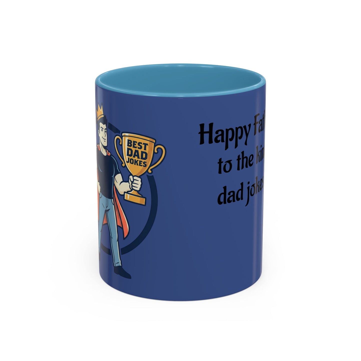 Best Dad Jokes Mug | Father's Day Coffee Mug, Accent Two-Tone