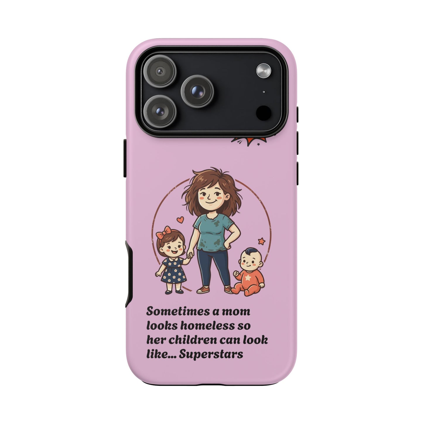 Super Mom Phone Case | Pink Phone Case, Mom Quote