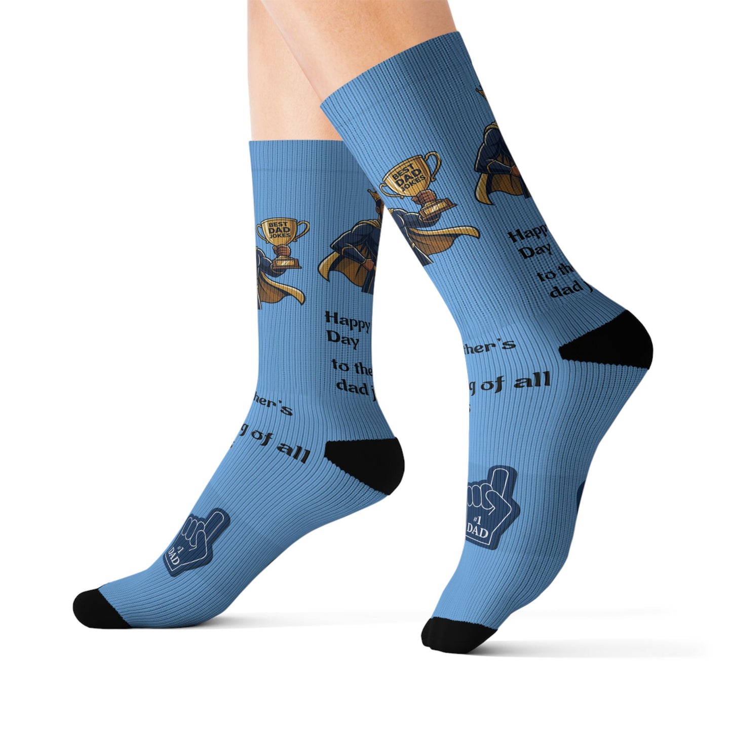 King of Dad Jokes Socks | Fathers Day Novelty