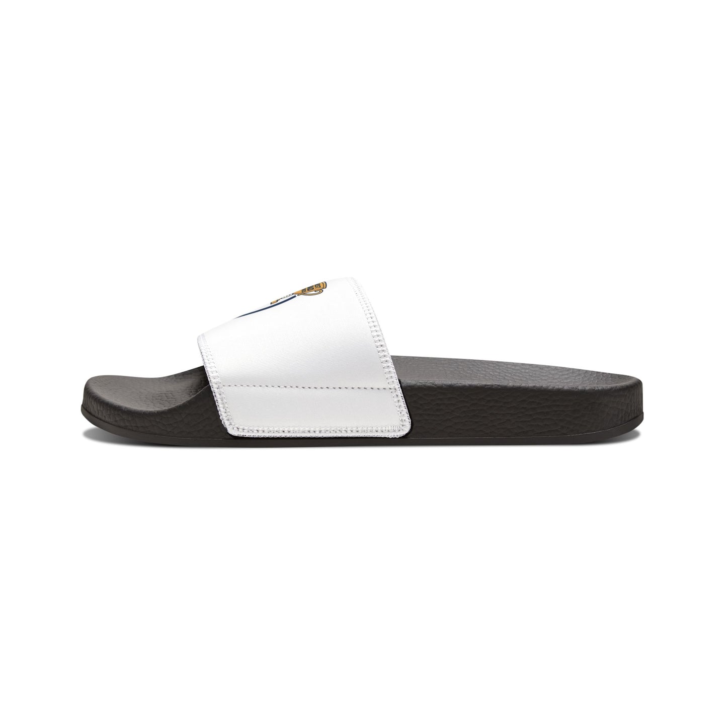 Slide Sandals — King of dad jokes Graphic Removable-Strap Pool Slides