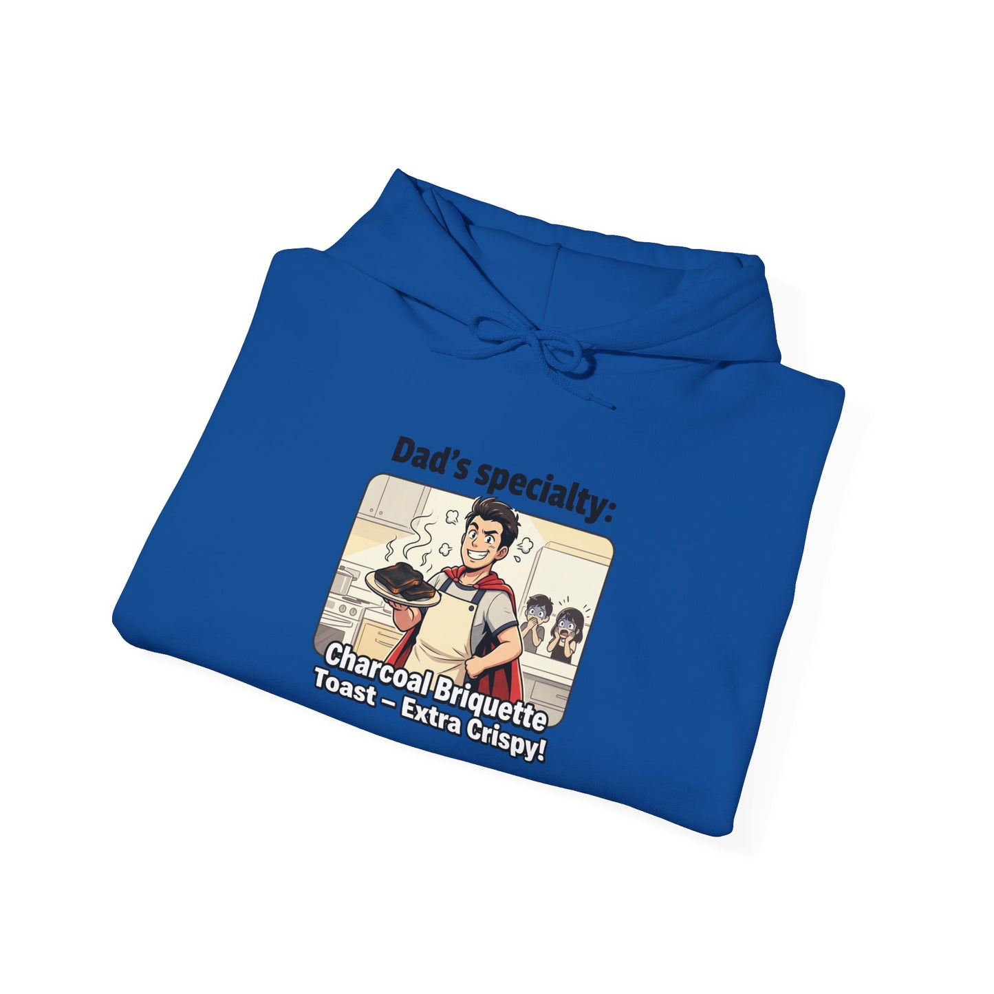 Dad’s Specialty: Charcoal Grilling Hooded Sweatshirt — Funny BBQ Dad Gift