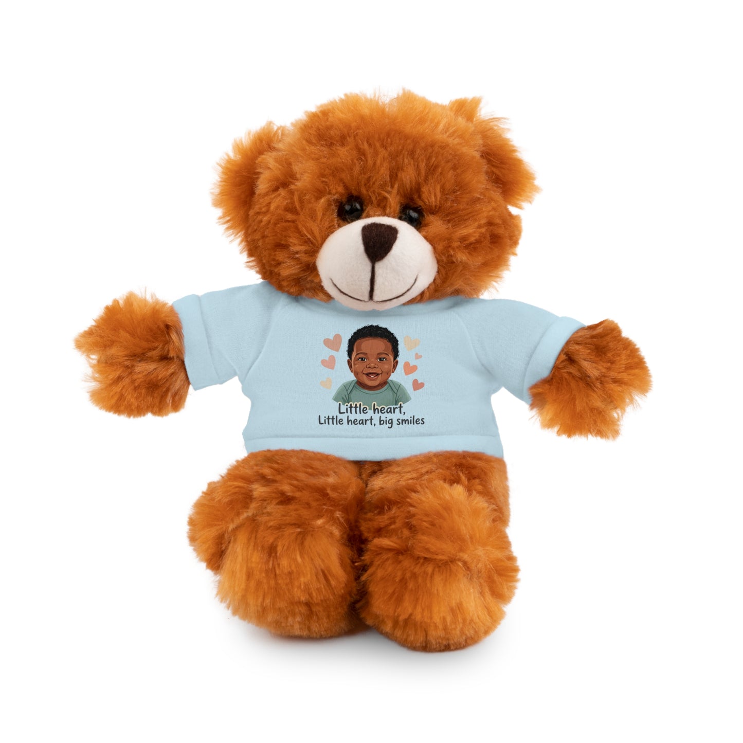 Baby Boy Stuffies with 'Little loved, big smile' Tee