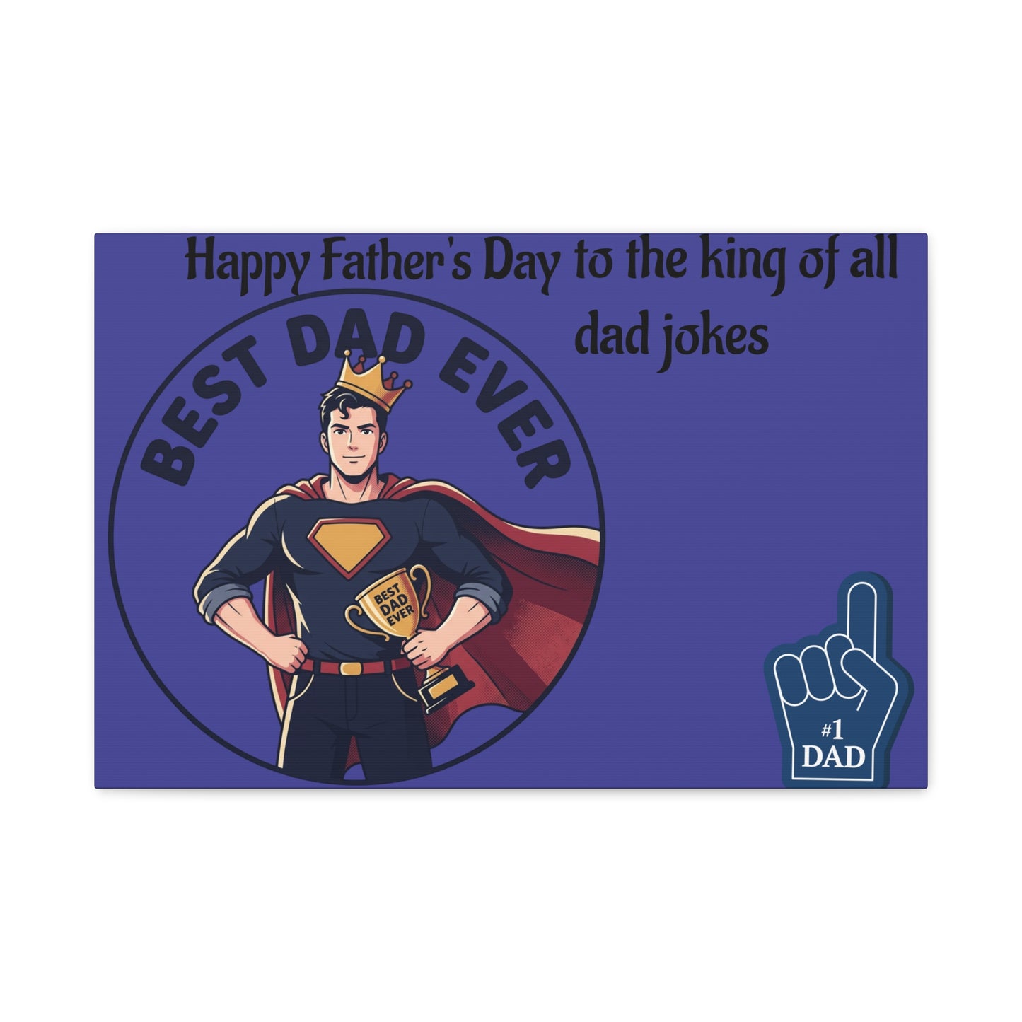Best Dad Canvas