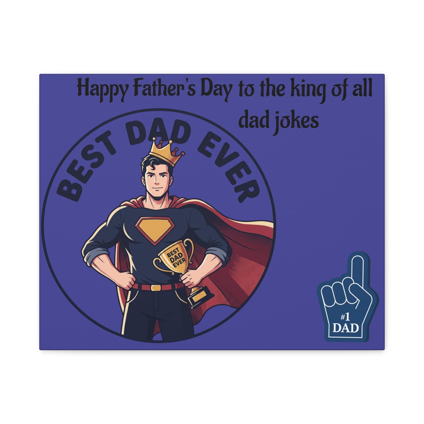 Best Dad Canvas