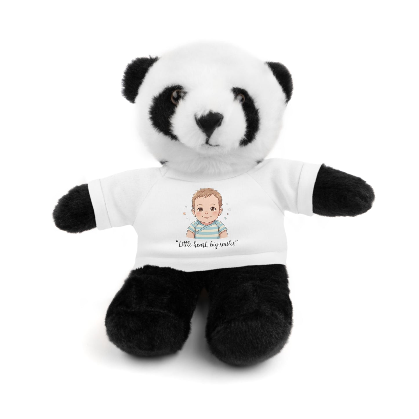 Baby Boy Stuffies with 'Little loved, big smile' Tee