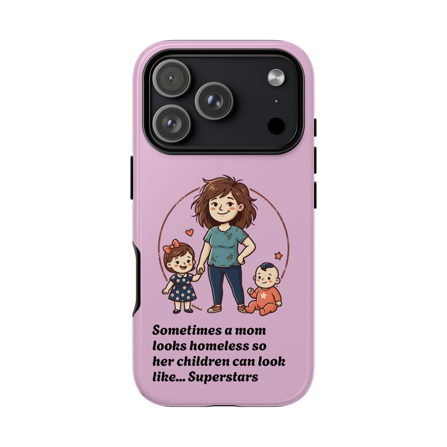 Super Mom Phone Case | Pink Phone Case, Mom Quote