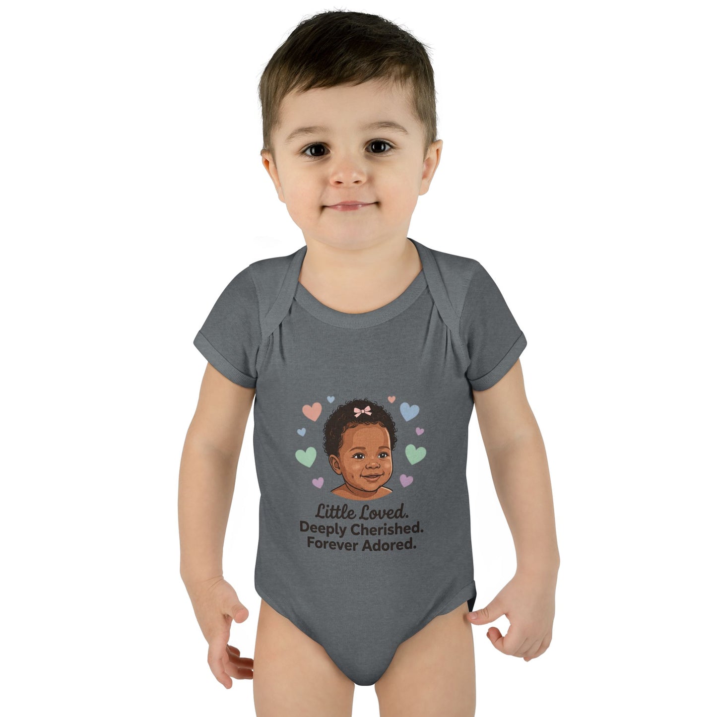 Little Loved Infant Bodysuit — "Little Loved. Deeply Cherished. Forever Adored." Baby Onesie
