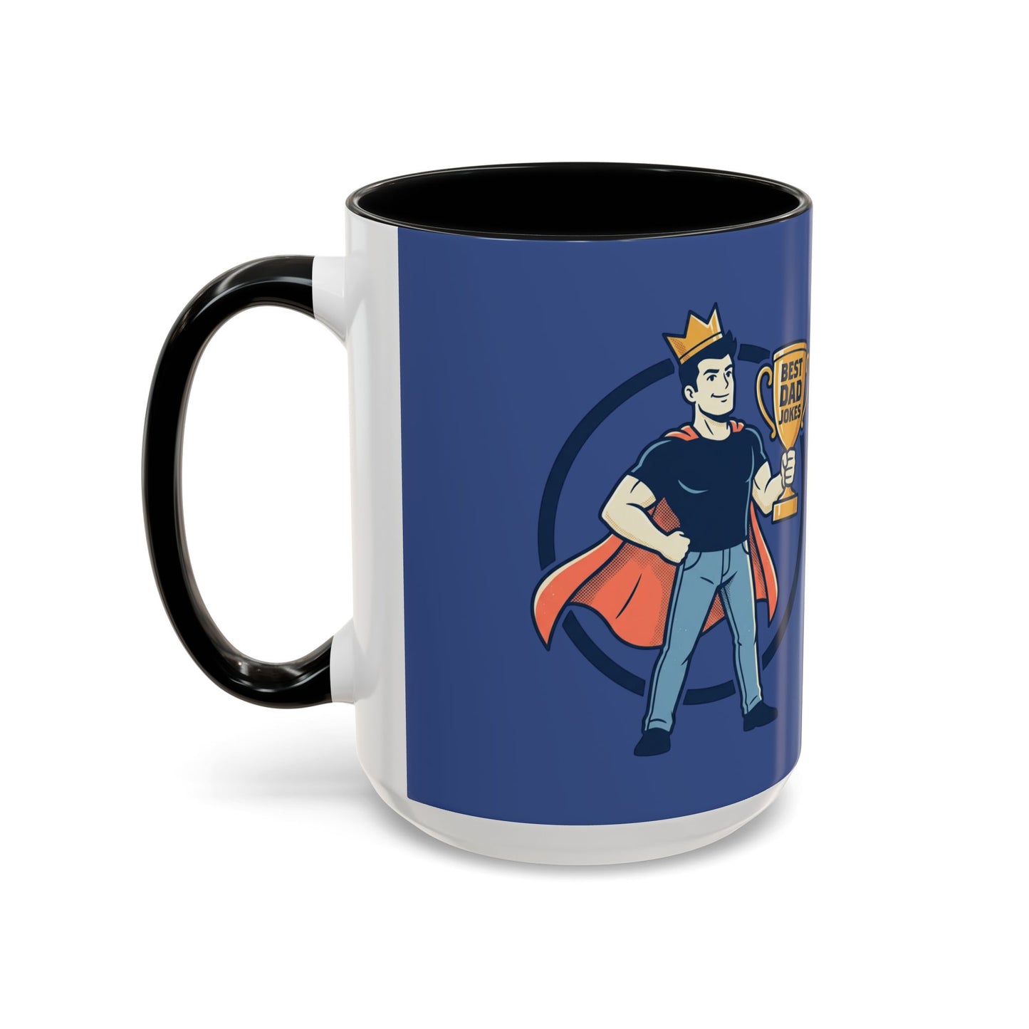 Best Dad Jokes Mug | Father's Day Coffee Mug, Accent Two-Tone