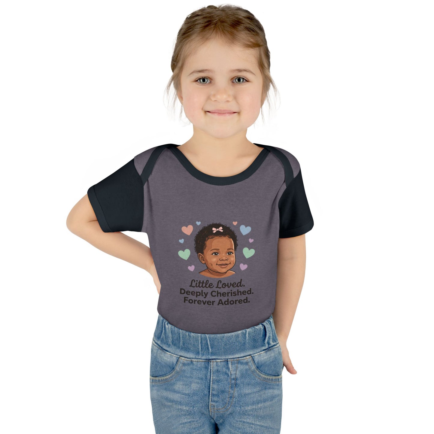 Little Loved Infant Bodysuit — "Little Loved. Deeply Cherished. Forever Adored." Baby Onesie
