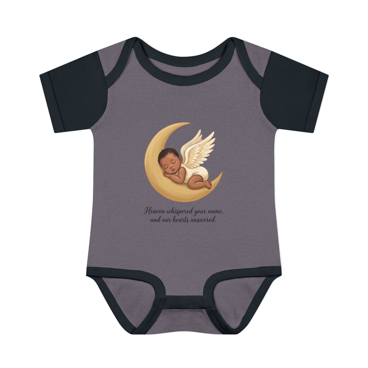 Infant Bodysuit — "Heaven Whispered Your Name" Angel Baby Memorial Onesie