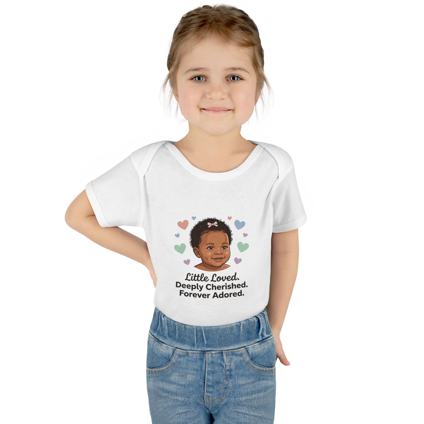 Little Loved Infant Bodysuit — "Little Loved. Deeply Cherished. Forever Adored." Baby Onesie